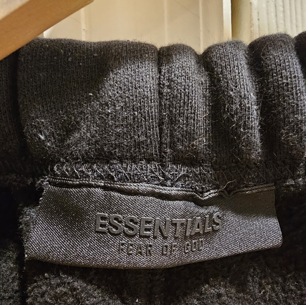 Fear of God Essentials Black Joggers Size XXS - Picture 4 of 5